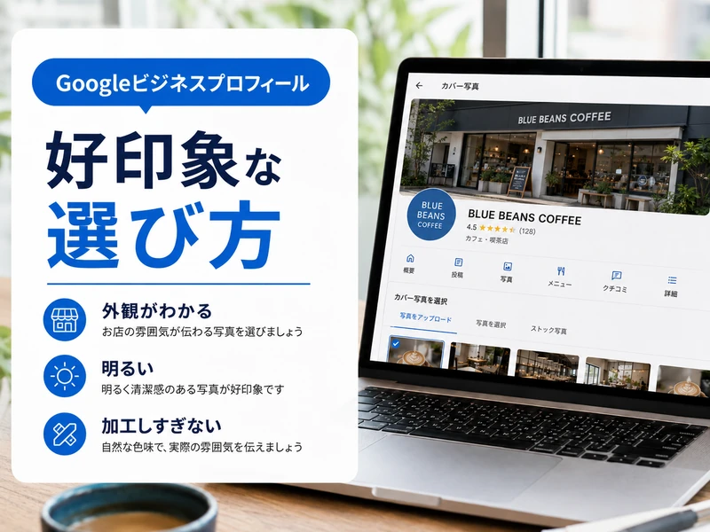 Googleマップのカバー写真を変える3ステップ！サイズの目安と反映されないときの対処法