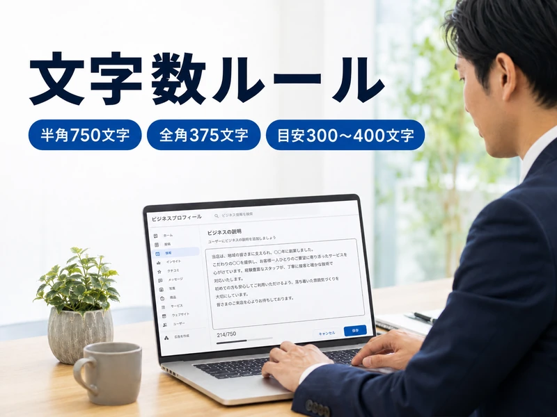 Googleビジネスプロフィールの説明文の書き方｜半角750文字で伝わる書き方のコツ