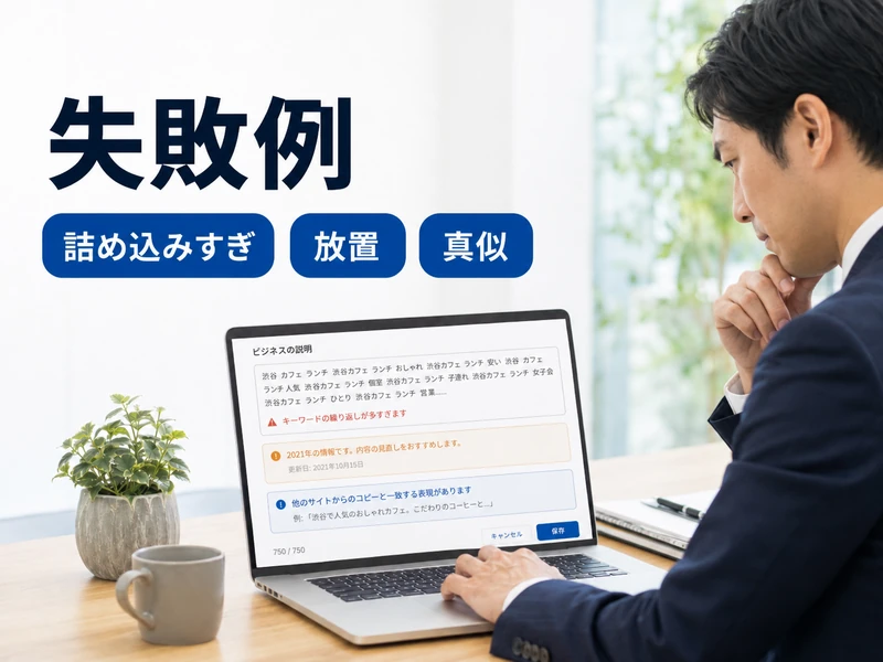 Googleビジネスプロフィールの説明文の書き方｜半角750文字で伝わる書き方のコツ
