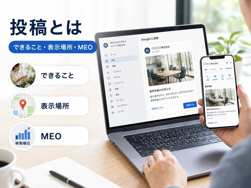 Googleビジネスプロフィールの投稿とは?種類と書き方のコツを解説