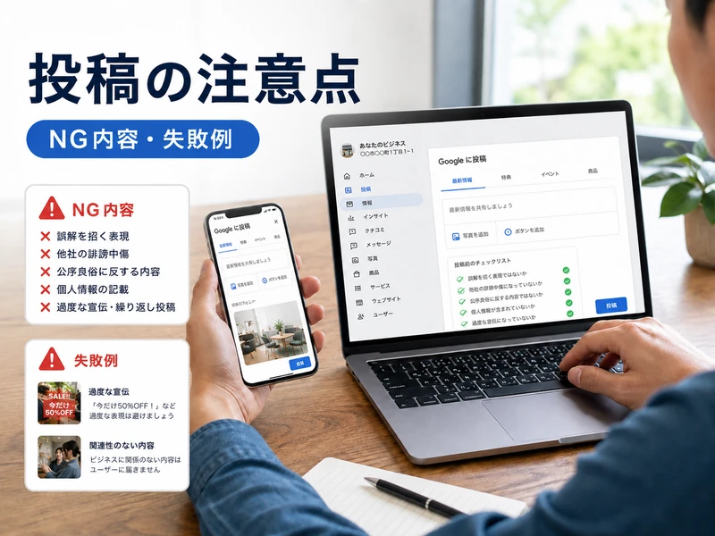 Googleビジネスプロフィールの投稿とは?種類と書き方のコツを解説
