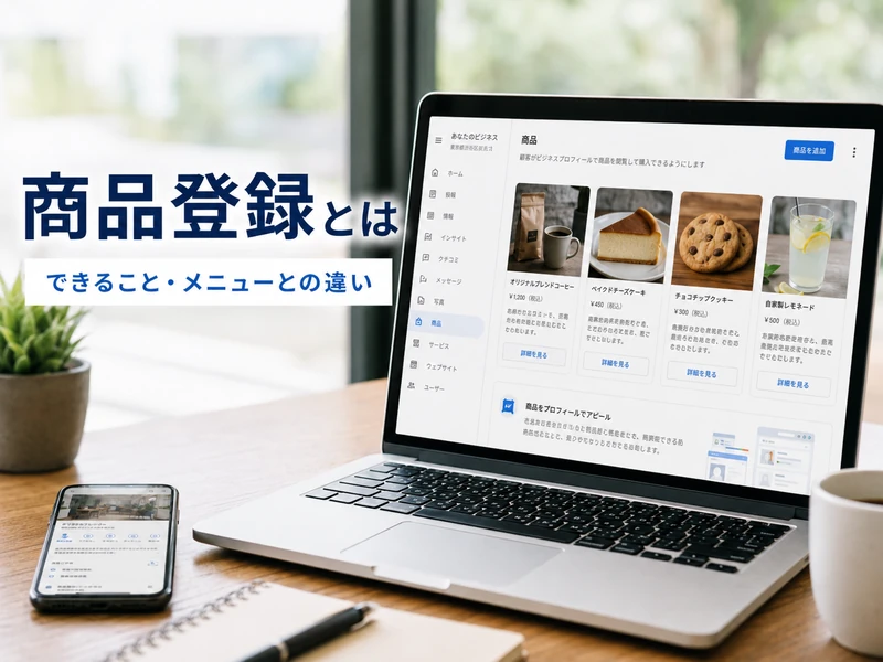 Googleビジネスプロフィールの商品登録方法|5つの手順と注意点を解説