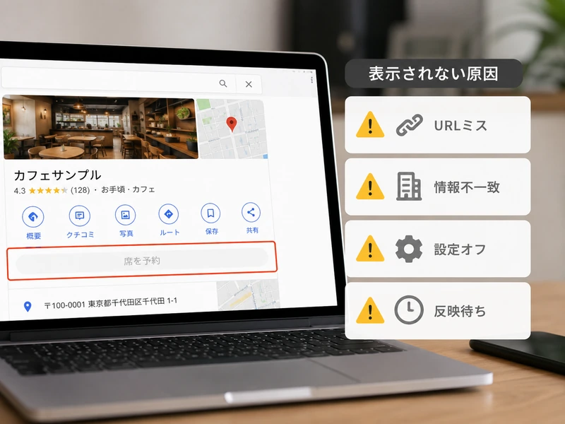 【保存版】Googleビジネスプロフィールの予約リンクとは？青いボタンが出る3つの条件