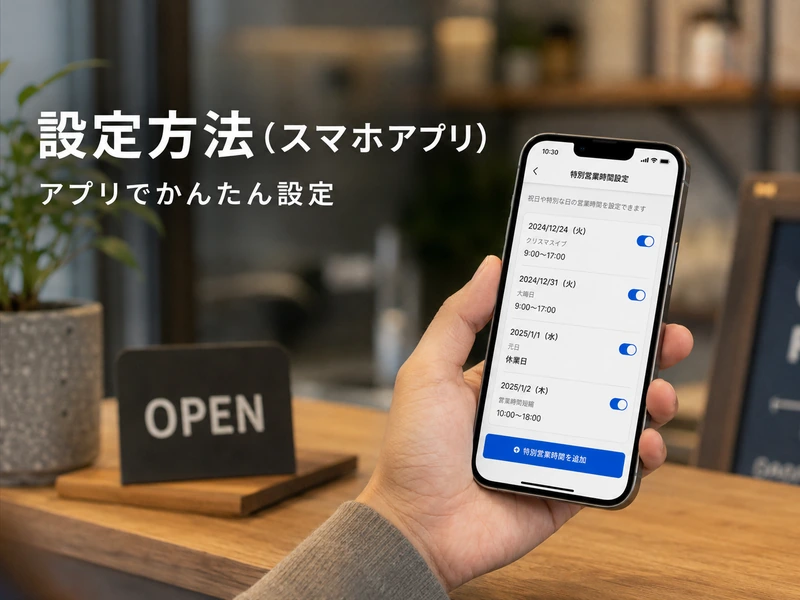 Googleビジネスプロフィールの特別営業時間とは？設定方法3ステップとメリットを解説