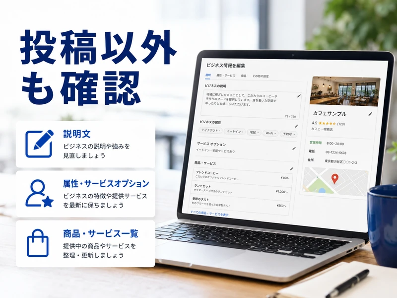 【MEO対策】Googleビジネスプロフィールの更新頻度は週1〜2回が目安!投稿・写真・基本情報のタイミングを解説