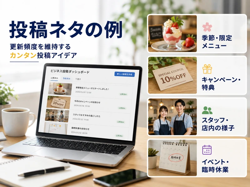 【MEO対策】Googleビジネスプロフィールの更新頻度は週1〜2回が目安!投稿・写真・基本情報のタイミングを解説