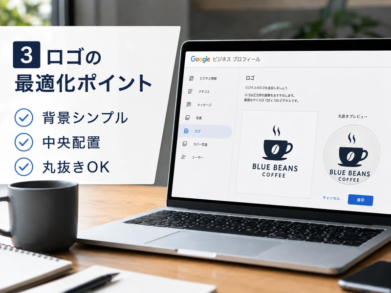 Googleビジネスプロフィールのロゴサイズを解説|推奨解像度720ピクセルの基準とは