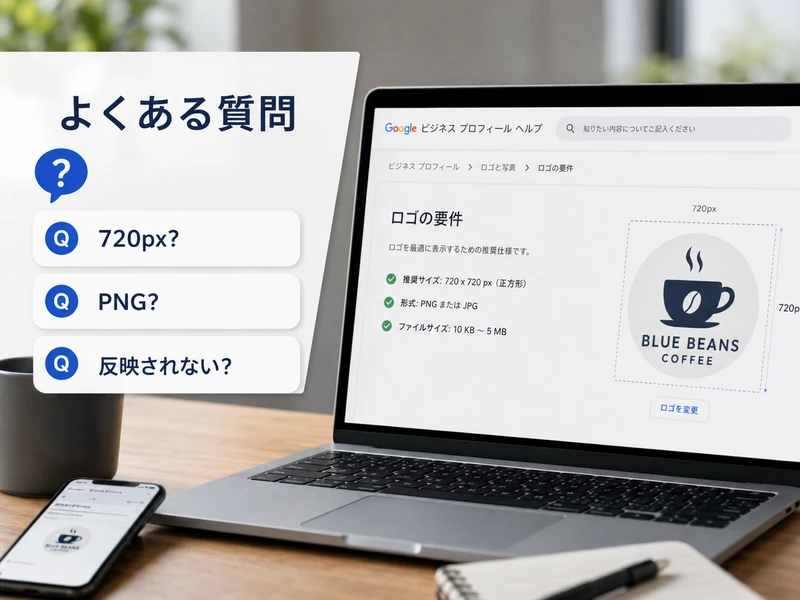 Googleビジネスプロフィールのロゴサイズを解説|推奨解像度720ピクセルの基準とは