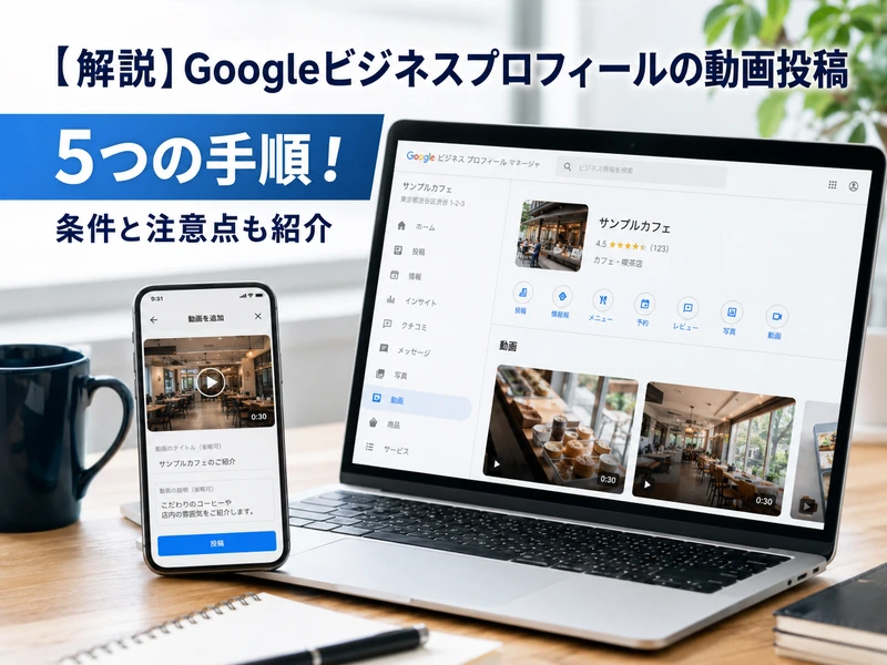 【解説】Googleビジネスプロフィールの動画投稿5つの手順！条件と注意点も紹介