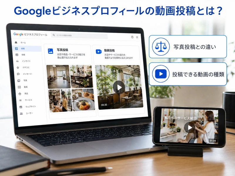 【解説】Googleビジネスプロフィールの動画投稿5つの手順！条件と注意点も紹介