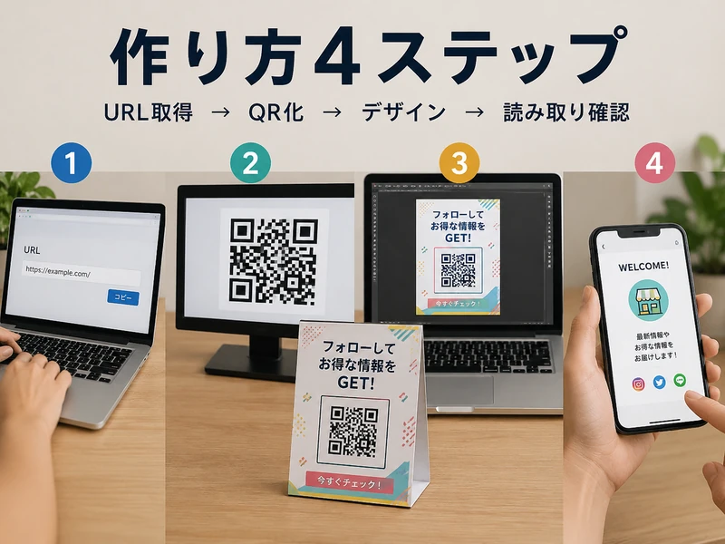 Google口コミお願いポップの作り方4ステップ!QRコードの取得から設置のコツまで