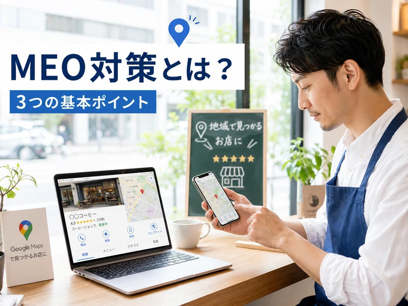 【初心者向け】MEO対策とは?わかりやすく解説する3つの基本ポイント